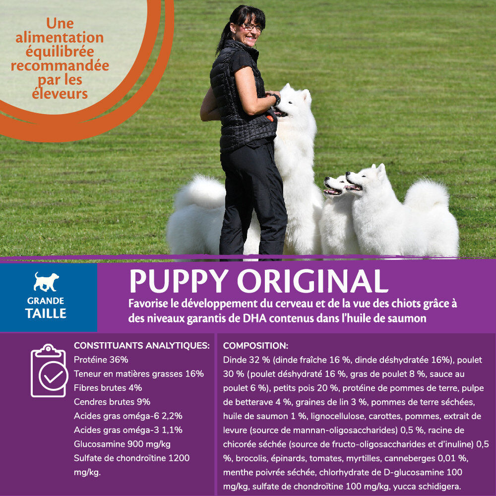 Wellness CORE - Croquettes Puppy Poulet & Dinde pour Chiot Grande Race - 2,75Kg Image num&eacute;ro 3