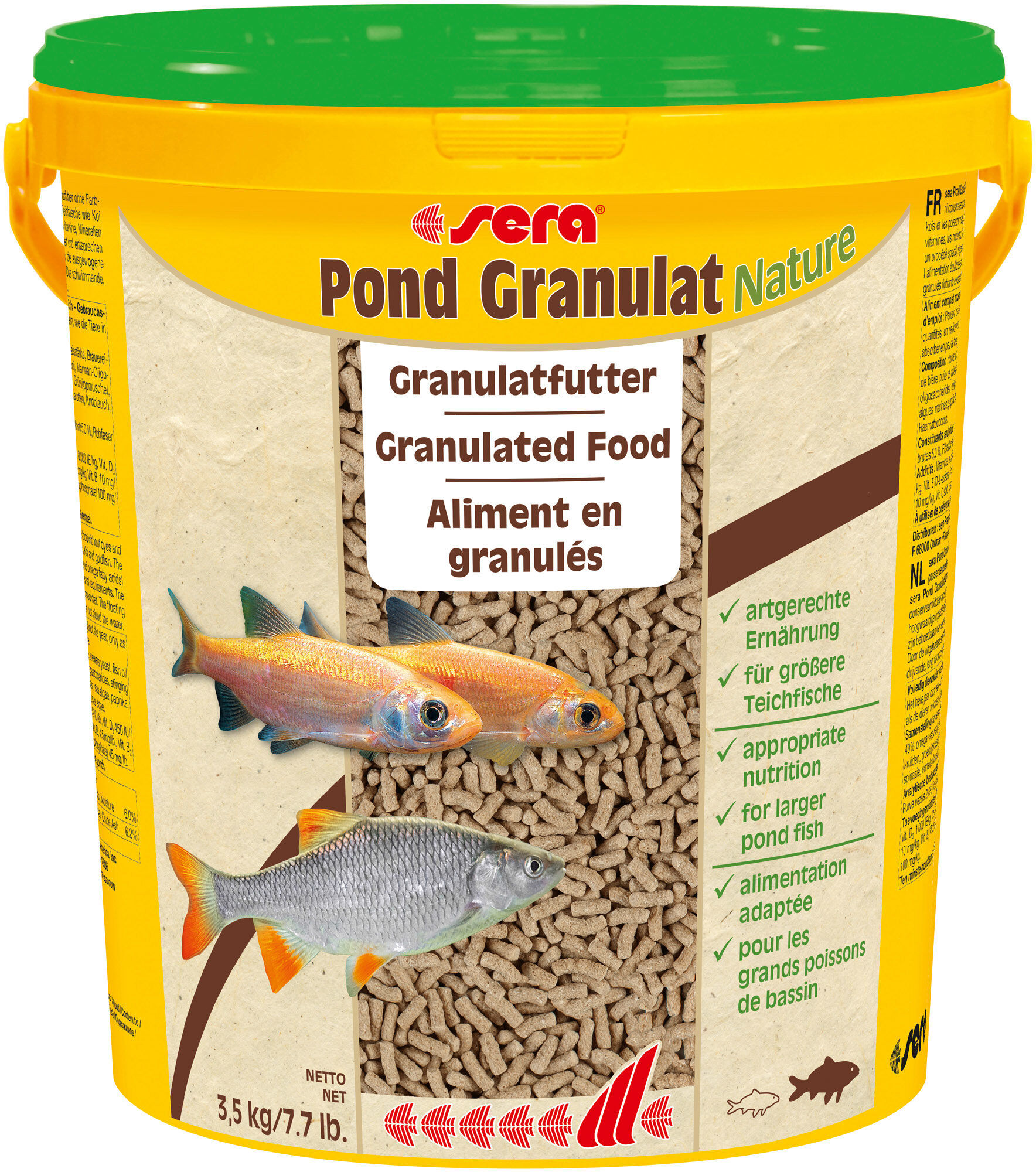 Sera - Pond Granulat Nature 21.000 ml - 35 kg Image num&eacute;ro 2