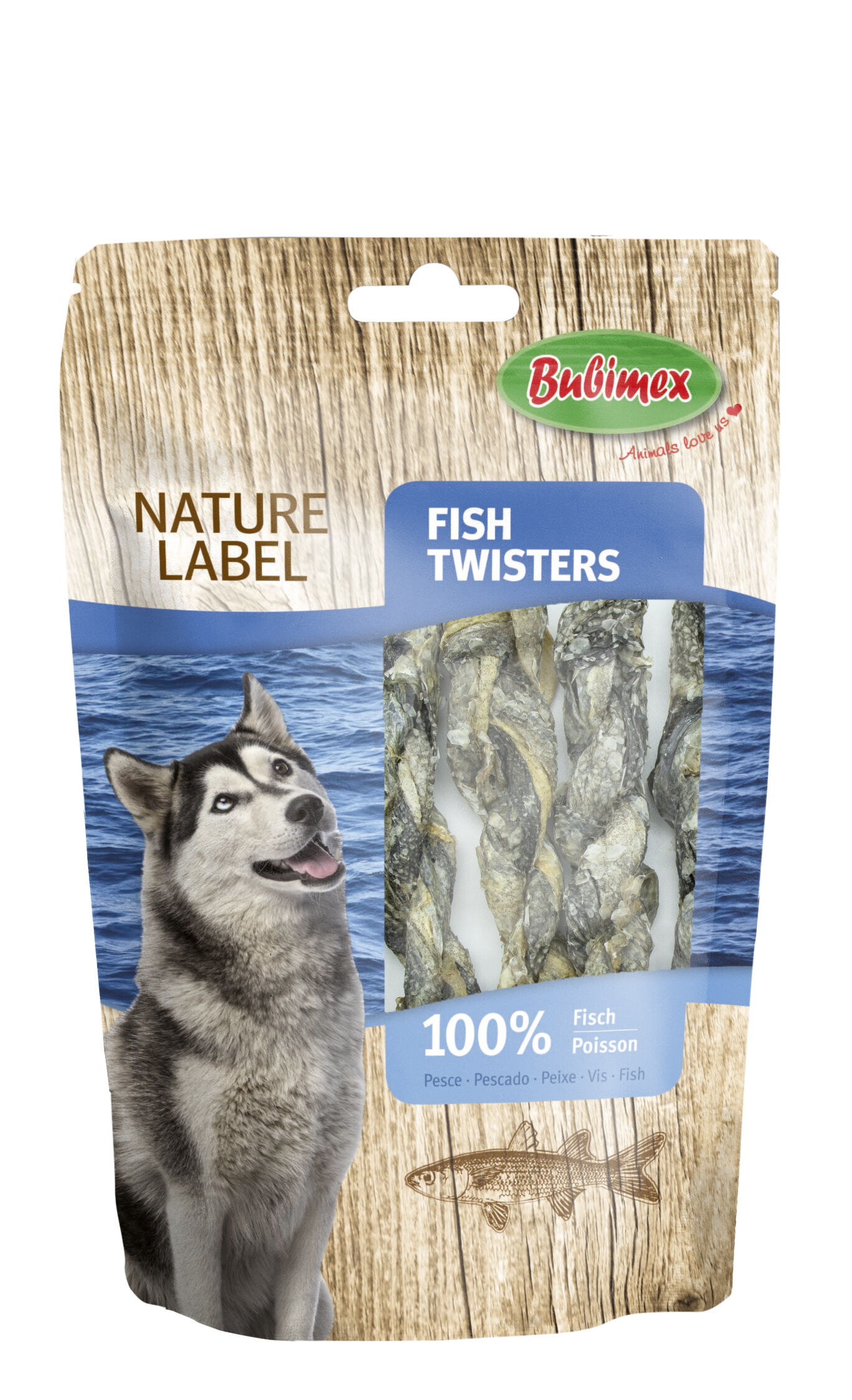 Bubimex - Friandises Fish Twisters pour Chiens - 60g Image num&eacute;ro 1