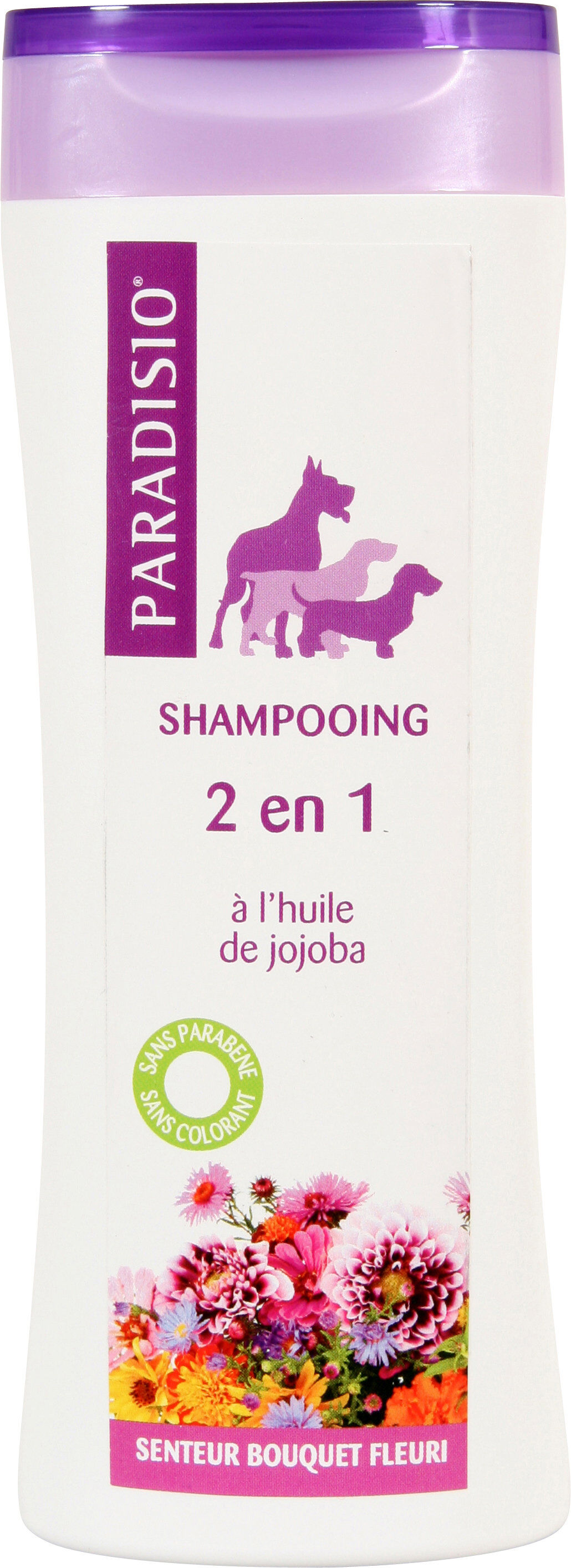 Paradisio - Shampoing 2en1 Senteur Bouquet Fleuri pour Chien - 250ml Image num&eacute;ro 2