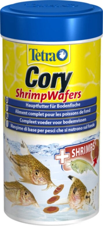Tetra - Aliment Complet Cory ShrimpWafers pour Poissons de Fond - 250ml Image numéro 1 Tetra - Aliment Complet Cory ShrimpWafers pour Poissons de Fond - 250ml Image numéro 1