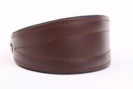 Yogipet - Collier en Cuir Lévrier pour Chien Marron