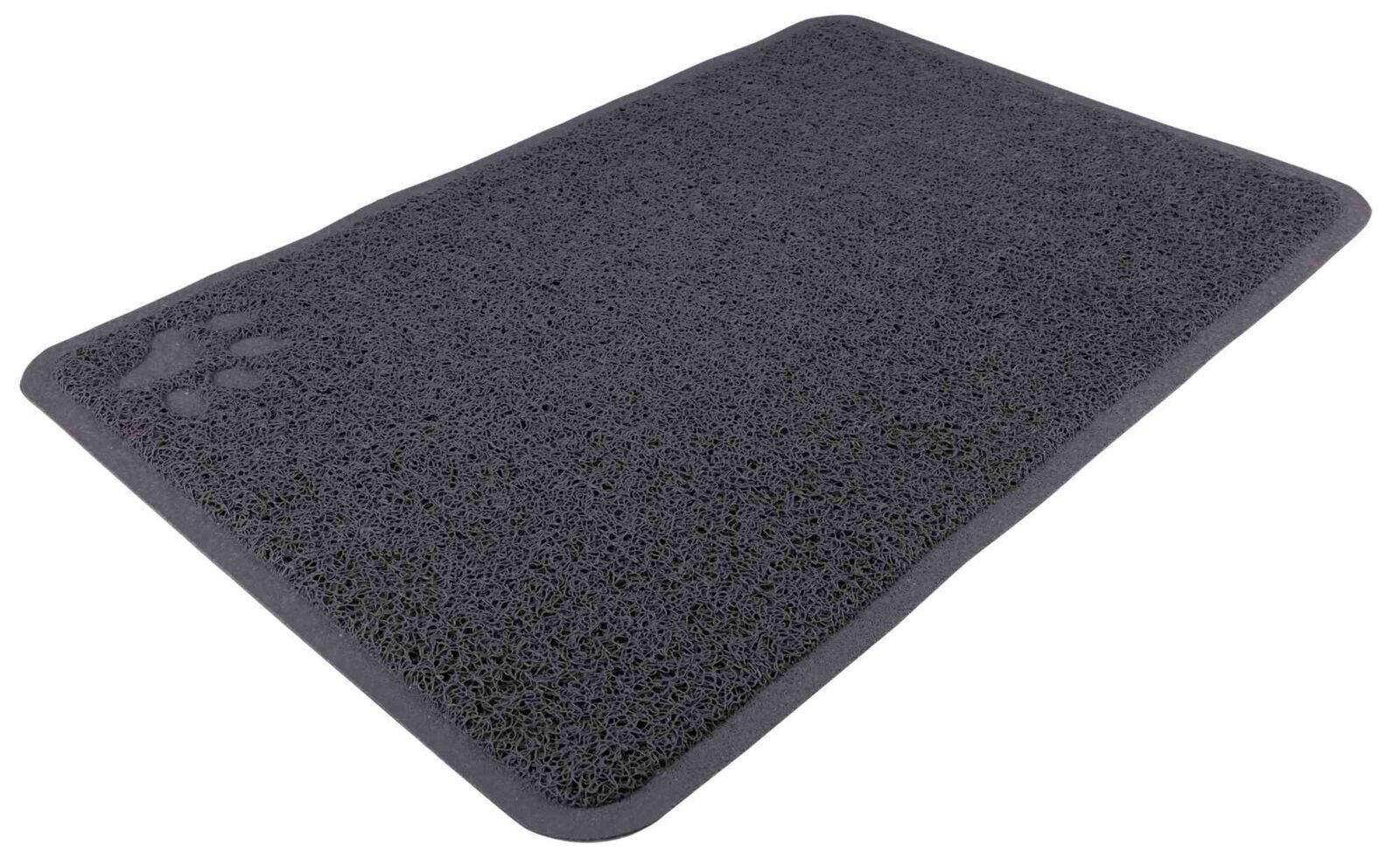 Trixie - Tapis pour bac &agrave; liti&egrave;re en PVC anthracite - 40 x 60 cm Image num&eacute;ro 1