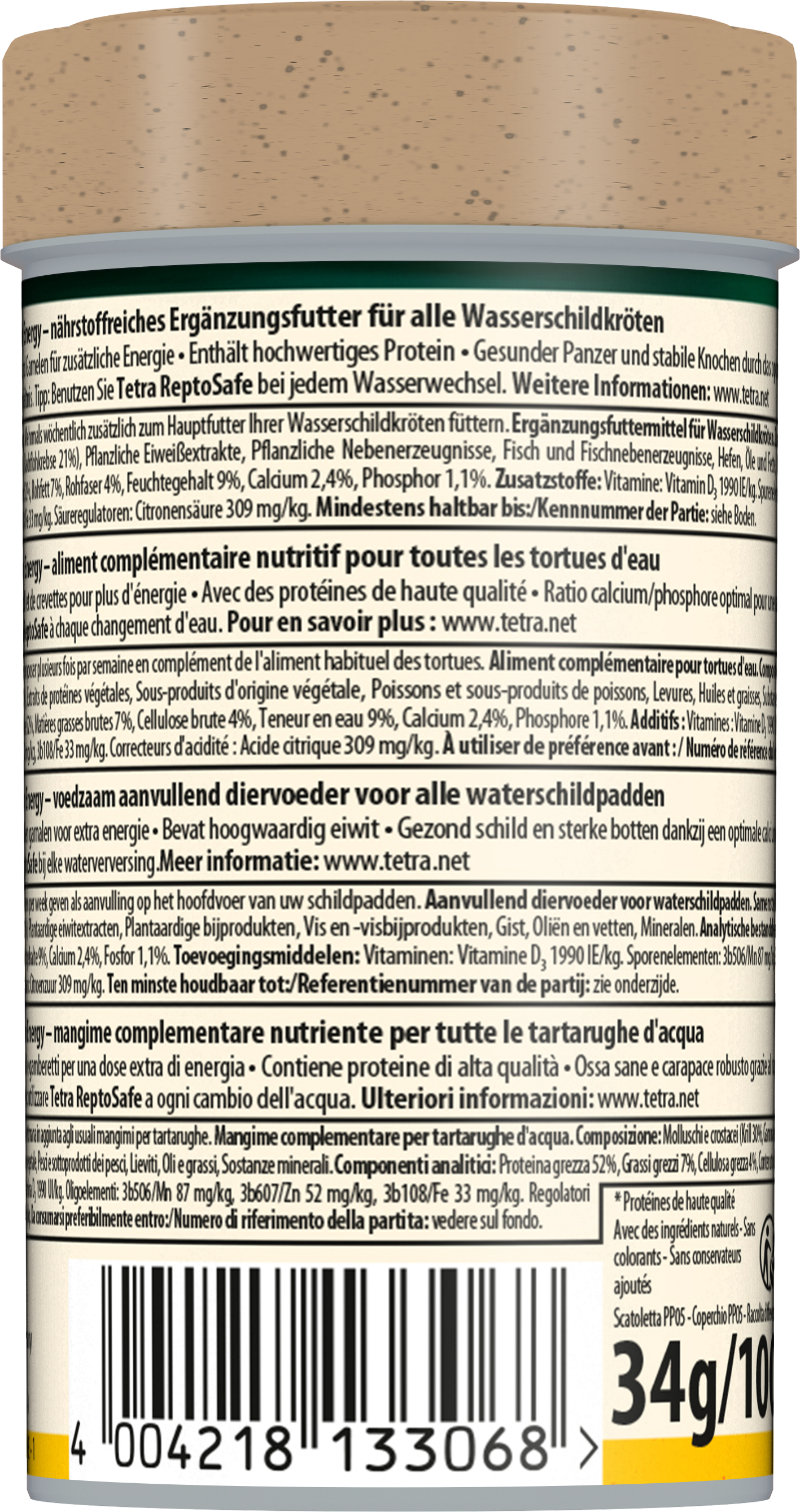 Tetra - Aliment ReptoMin Energy pour Tortues d'Eau - 100ml Image num&eacute;ro 2