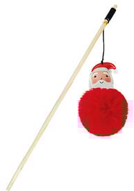 Croci - Jouet Canne CAT POL XMAS FLUFFY SANTA pour Chats - 40CM