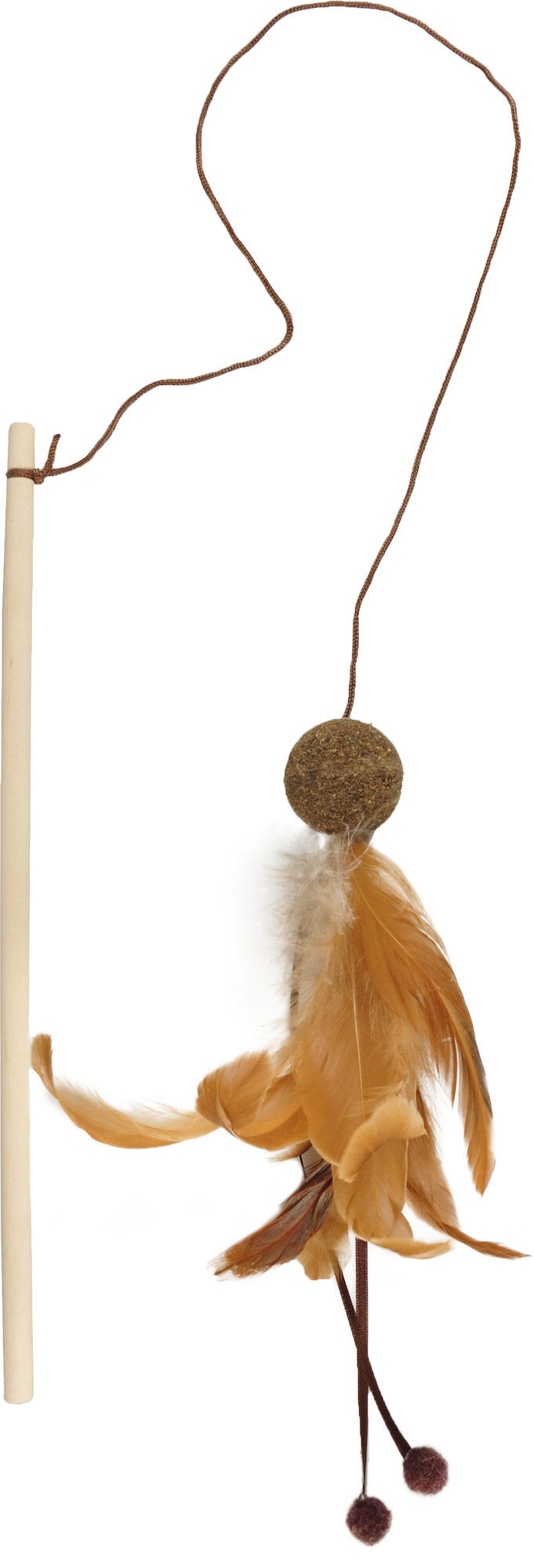 Flamingo - Jouet Penken Canne &agrave; p&ecirc;che avec Balle pour Chats - 27cm Image num&eacute;ro 2