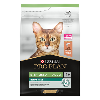 Pro Plan - Croquettes Sterilised au Saumon pour Chat Adulte Stérilisé