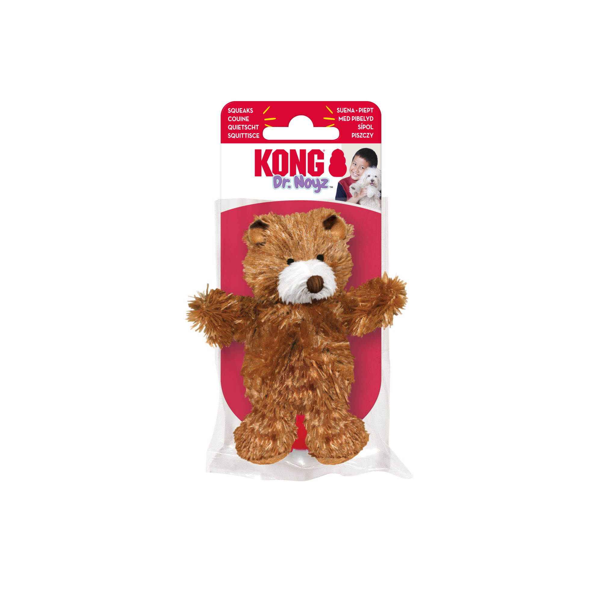 KONG - Jouet Dr. Noys Teddy Bear pour Petits Chiens Image num&eacute;ro 1