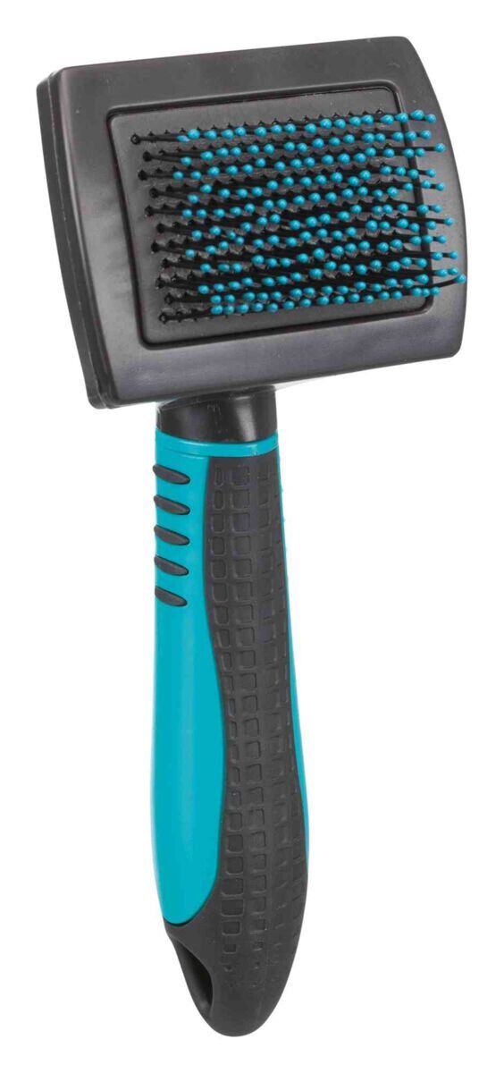 Trixie - Brosse souple en plastique/poils plastique - 7 x 16 cm Image num&eacute;ro 1