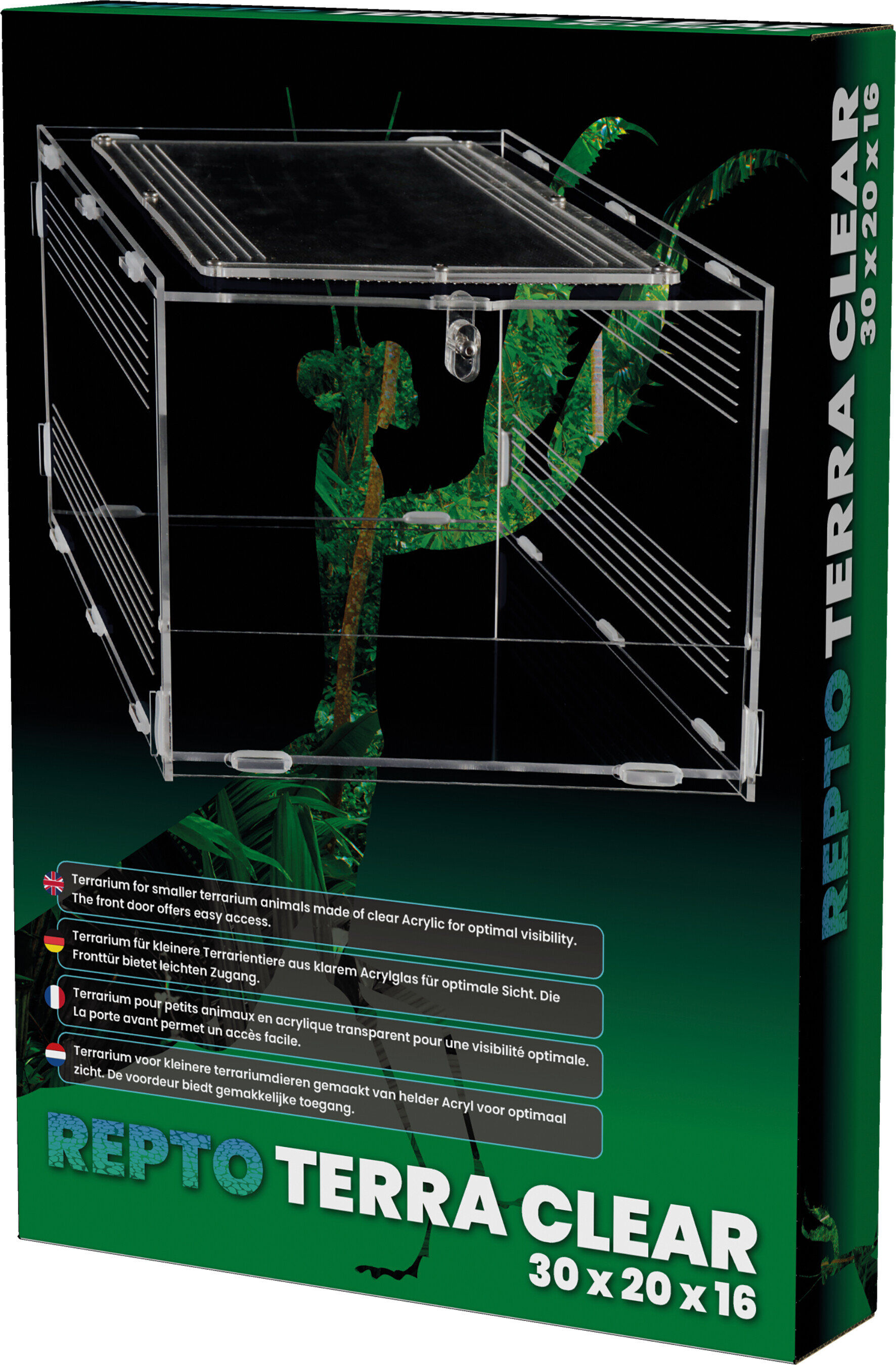 Repto - Terrarium AcryliqueTerra Clear - 30x20x15,5cm Image num&eacute;ro 1