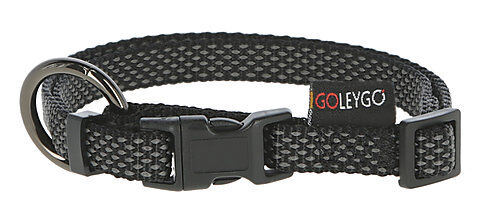 Goleygo - Ensemble Laisse Collier et Goupille Noir pour Chien - S Image num&eacute;ro 3