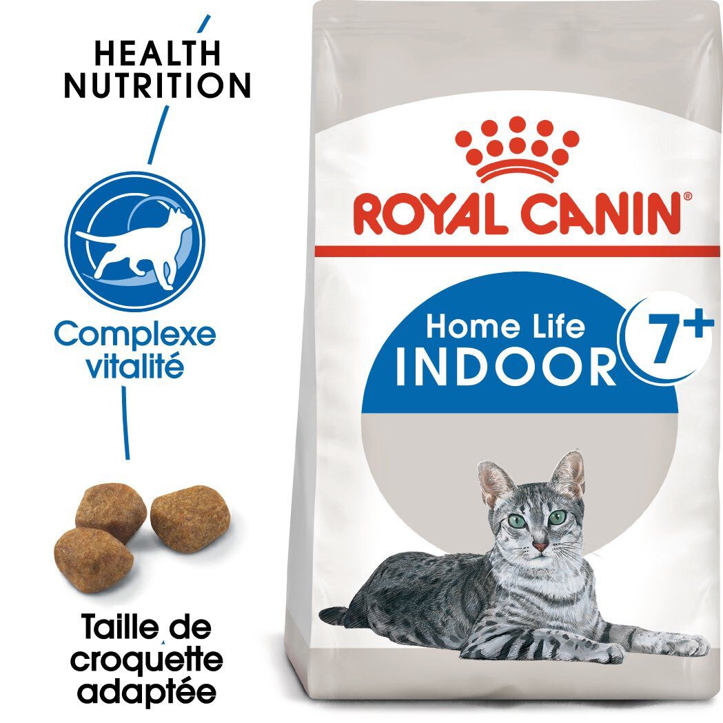 Royal Canin - Croquettes Indoor 7+ pour Chat Senior - 3,5Kg Image num&eacute;ro 1