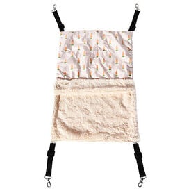 Duvoplus - Hamac en Peluche Suspendu Carrot - 47x32x2cm