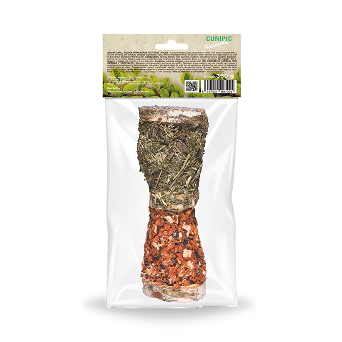 Cunipic - Friandises Naturaliss Rouleauaux Herbes et L&eacute;gumes pour Rongeurs - 350g Image num&eacute;ro 2