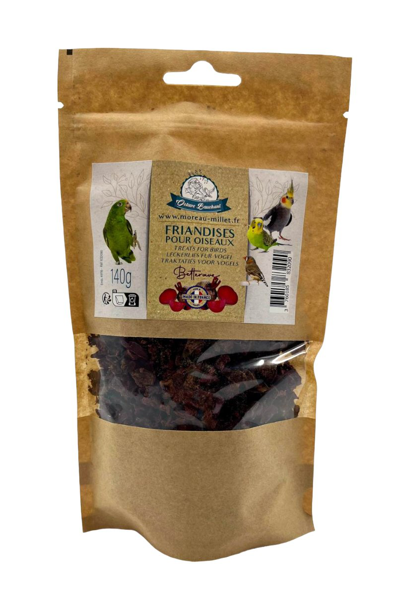 Octave Bauchant - Friandises Betterave Oiseaux - 140g Image num&eacute;ro 1