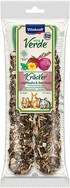 Vitakraft - Friandises Kracker Pissenlit et Betterave pour Rongeurs - x2