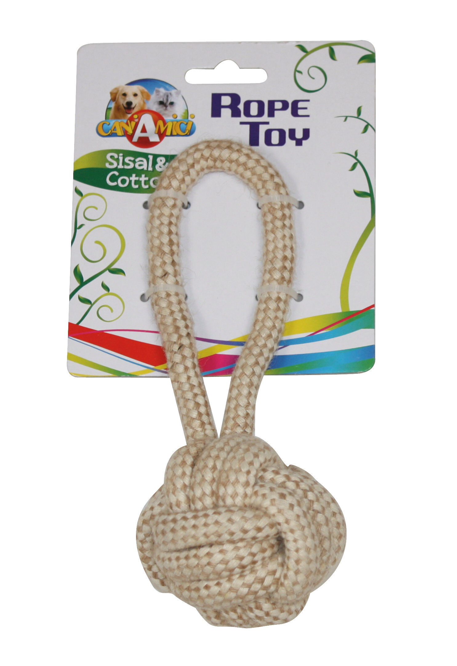 Croci - Jouet Corde Eco N&oelig;ud Traiter pour Chiens - 21cm Image num&eacute;ro 1