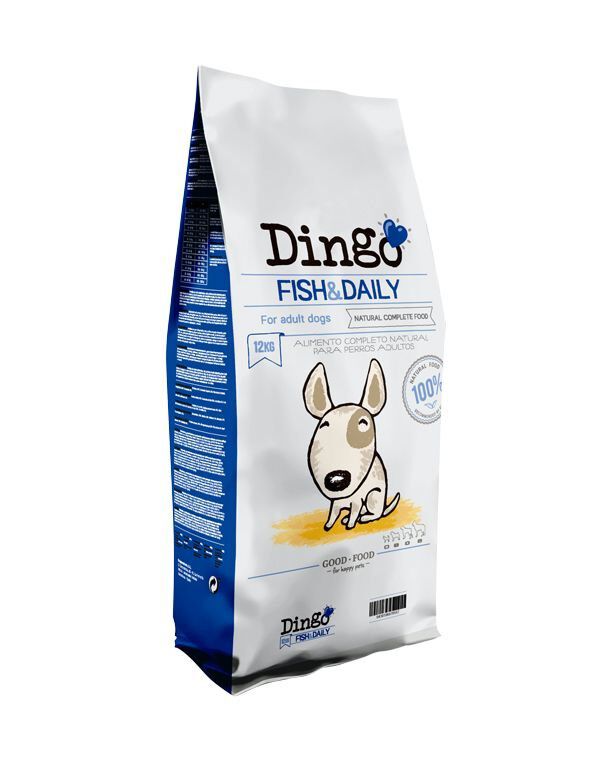 Dingo - Croquettes Dingo Fish & Daily Poisson pour Chien - 12Kg Image num&eacute;ro 1