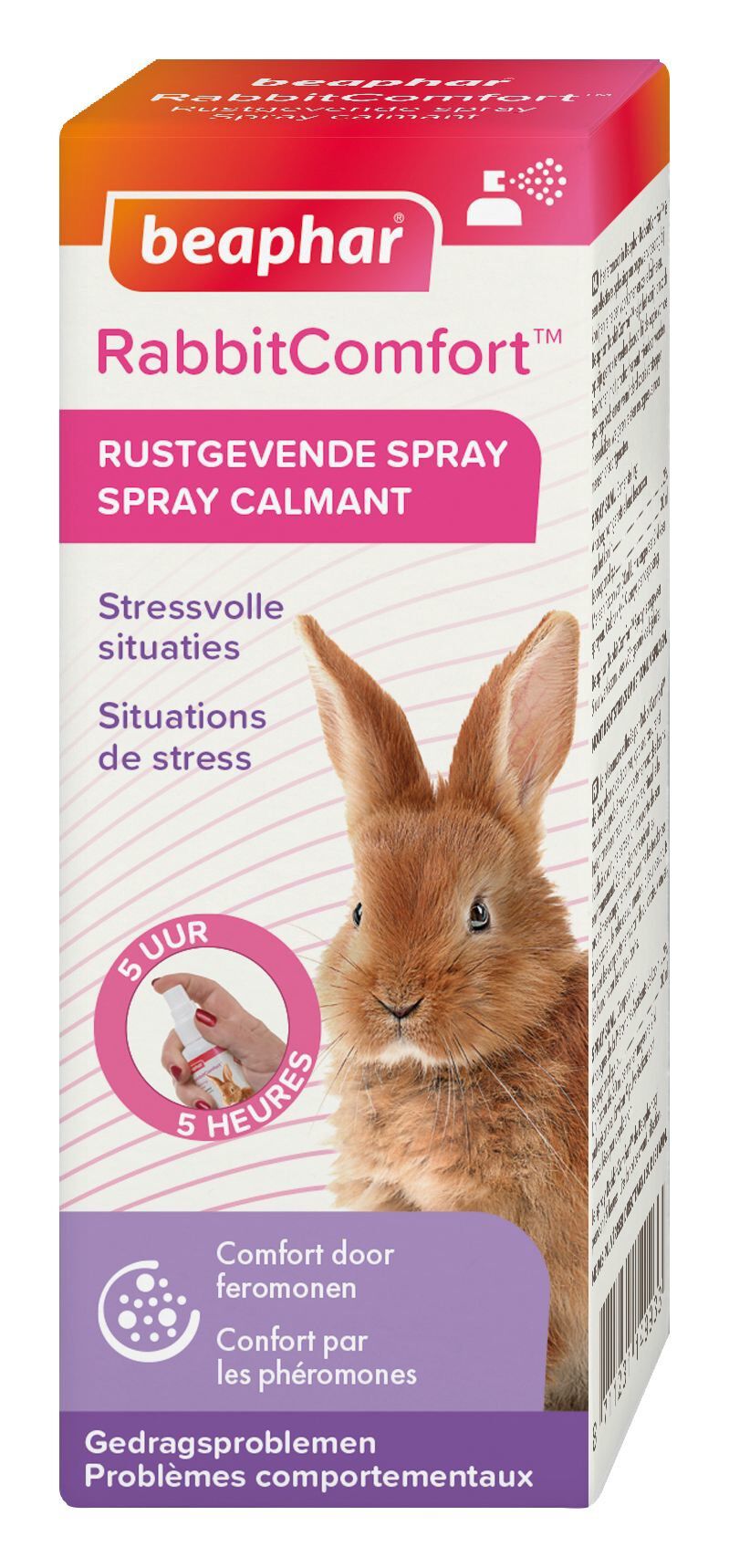 Beaphar - Spray Rabbitcomfort Calmant aux Ph&eacute;romones pour Lapin - 30ml Image num&eacute;ro 1