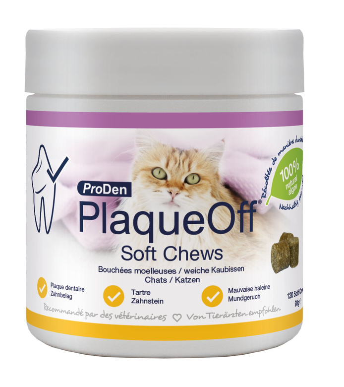 Proden - Plaque Off Soft Chews pour Chats - x120 Image numéro 1 Proden - Plaque Off Soft Chews pour Chats - x120 Image numéro 1