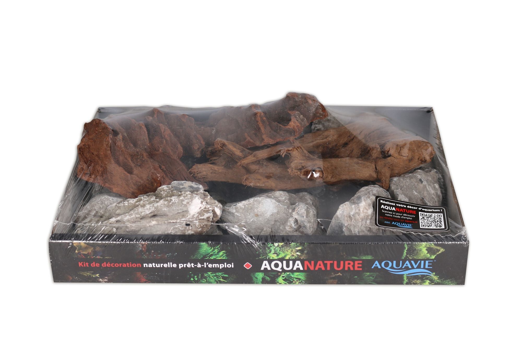 Aquavie - D&eacute;coration Mangrove et Pierre Gris pour Aquarium Image num&eacute;ro 2