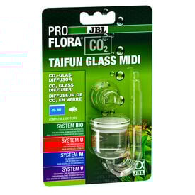 JBL - Diffuseur CO2 Proflora Taifun Glass Midi pour Aquarium Eau Douce