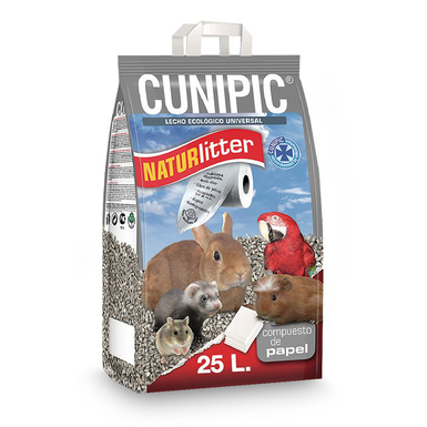 Cunipic - Litière en papier Naturlitter pour Animaux - 25L
