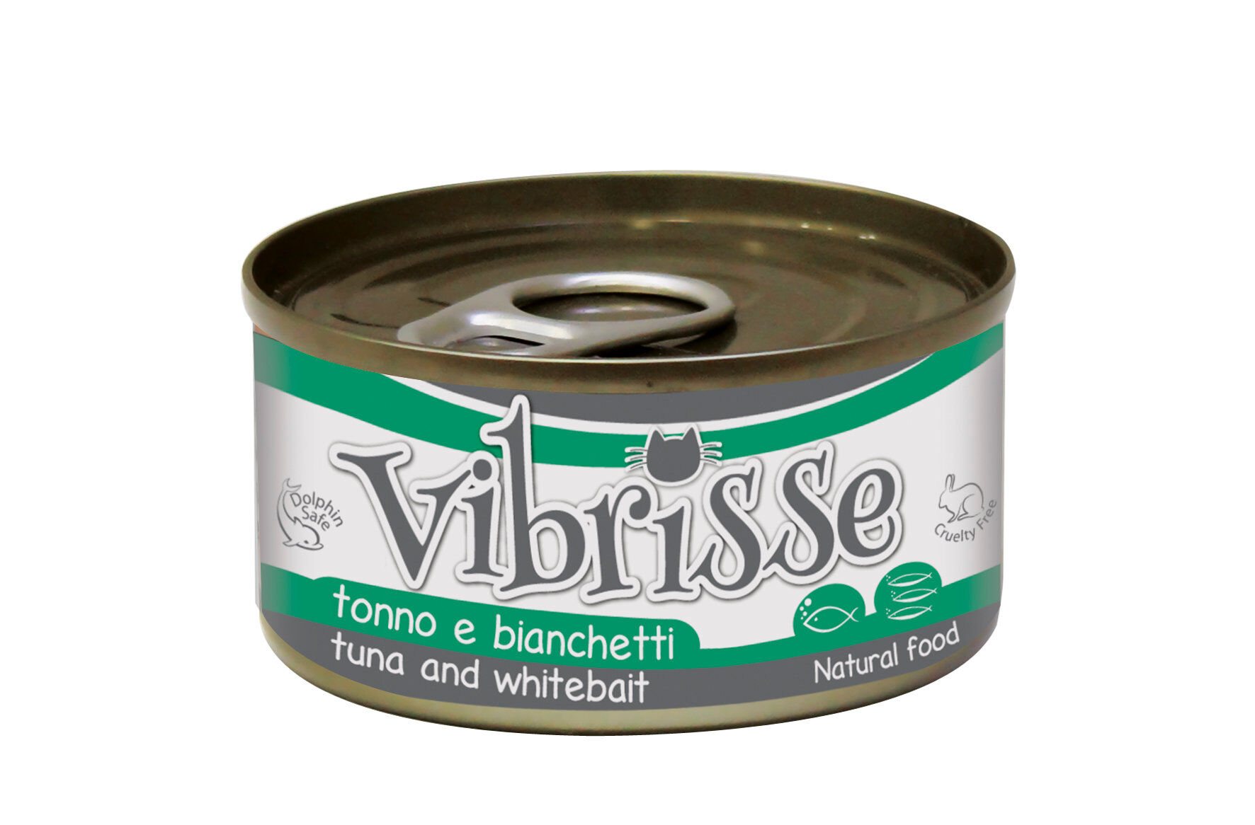 Vibrisse - P&acirc;t&eacute;e Natural Food Thon et Alevins pour chats - 70g Image num&eacute;ro 1