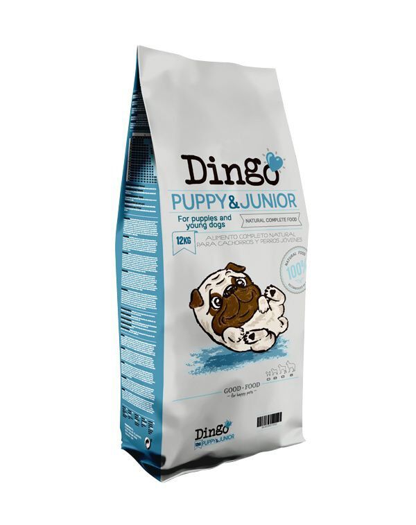 Dingo - Croquettes Puppy & Junior Poulet pour Chiot - 12Kg Image num&eacute;ro 1