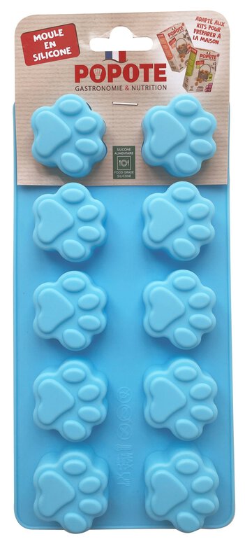 Popote - Moule Alimentaire Silicone Pattes pour Chiens et Chats image number null