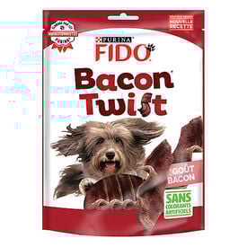 FIDO -  Friandises Bacon Twist pour Chiens - 120g