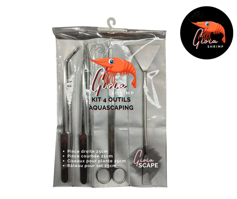 Gioiashrimp - Kit Aquascaping - 4pcs Image numéro 1 Gioiashrimp - Kit Aquascaping - 4pcs Image numéro 1