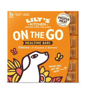 Lily's Kitchen - Repas Barres Complètes au Poulet pour Chien - 3x40g