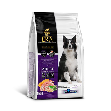 Era - Croquettes Millennium Poulet et Faisan pour Chiens Moyennes et Grandes Races