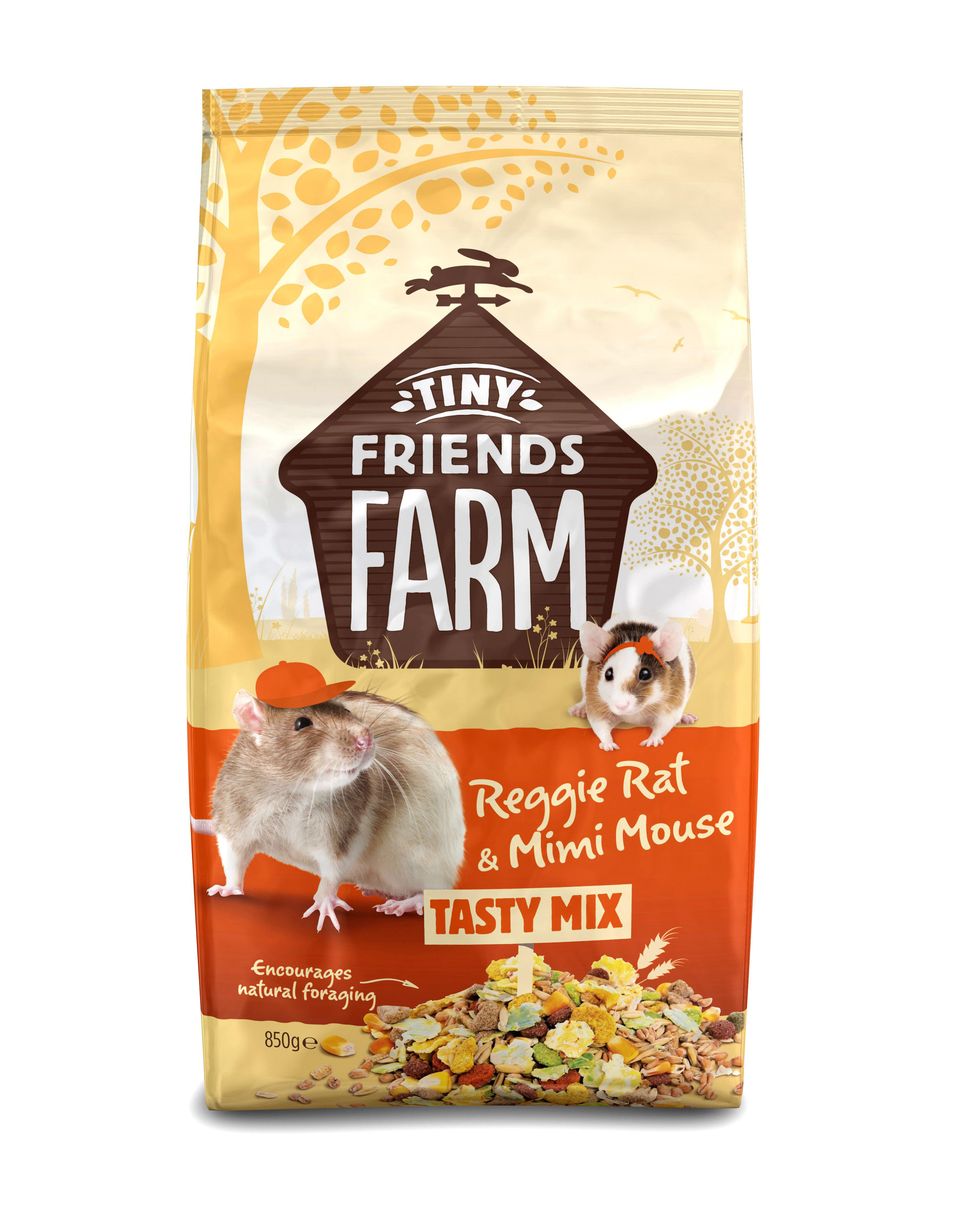 Tiny Friends Farm - Aliment complet Rat et Souris Tasty Mix - 850g Image num&eacute;ro 1