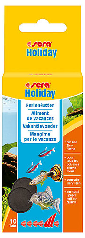 Sera - Aliments Vacances en Tablettes Holiday pour Poissons - x10 image number null
