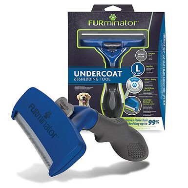 Furminator - Brosse Undercoat Grande Taille à Poils Longs pour Chien - L 