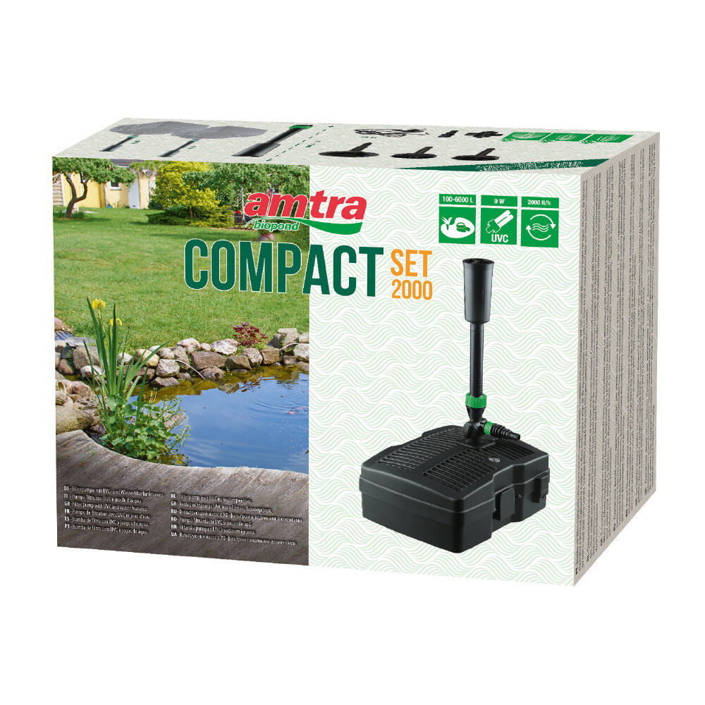 Amtra - Pompe Pond Compact Filter Set 2000 pour Bassin - 9w Image num&eacute;ro 2