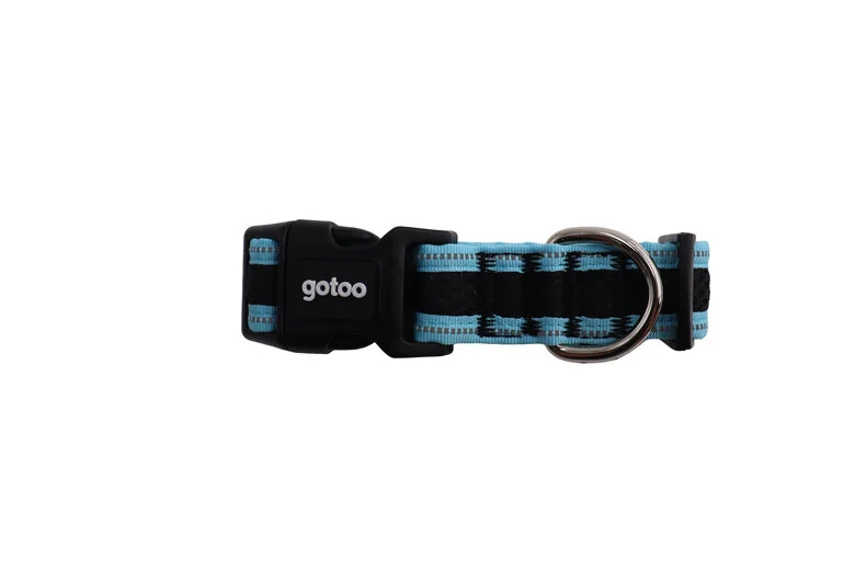 Gotoo - Collier Mesh Turquoise pour Chien - S Image numéro 1 Gotoo - Collier Mesh Turquoise pour Chien - S Image numéro 1