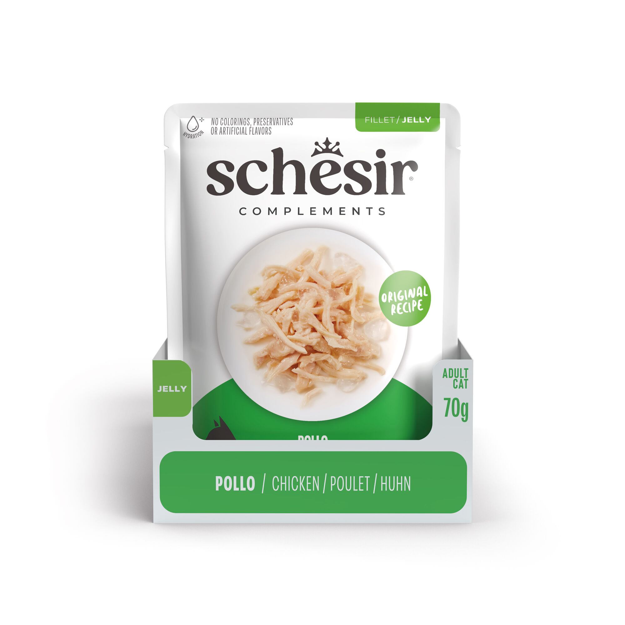 Schesir - Sachet P&acirc;t&eacute;e en Gel&eacute;e au Poulet pour Chats - 70g Image num&eacute;ro 2