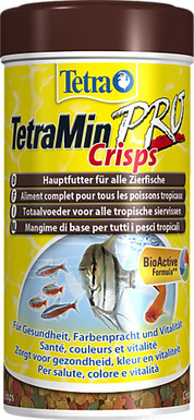 Tetra - Aliment Complet TetraMinPro Crips pour Poissons Tropicaux - 250ml