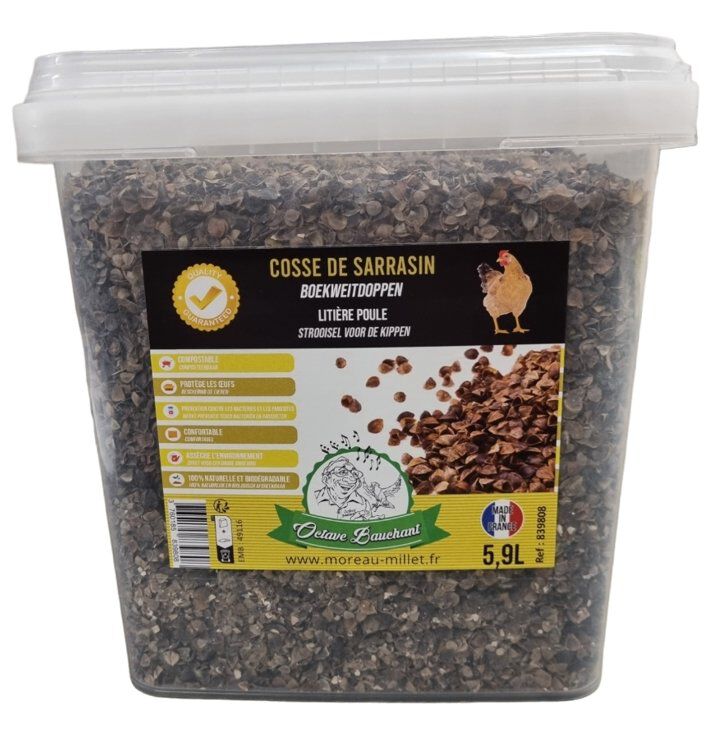 Octave Bauchant - Cosse de Sarrasin en Seau - 5.9L Image num&eacute;ro 1