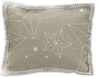 Trixie - Xmas coussin, en coton, valériane, 7 × 9 cm, beige/naturel