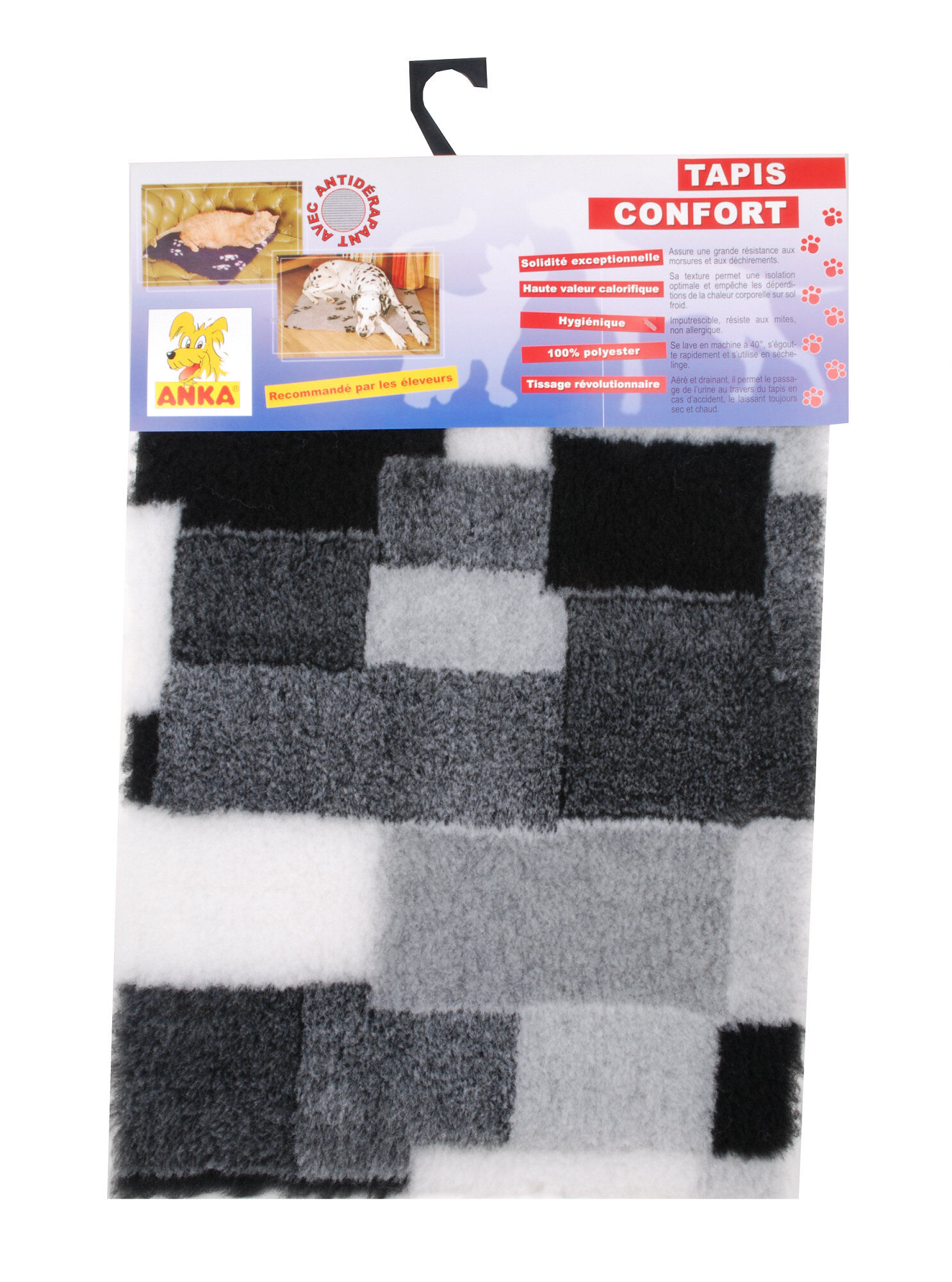 Anka - Tapis Confort PATCHWORK pour Chiens - 38X50CM Image num&eacute;ro 1