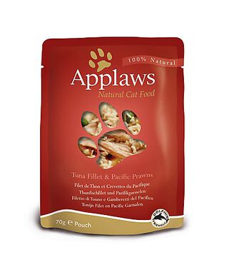 Applaws - Sachet Fraîcheur Thon et Crevettes pour Chat - 70g