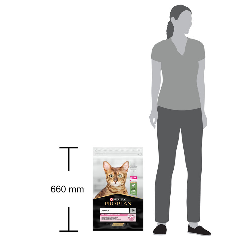 Pro Plan -  Croquettes Adult 1+ DELICATE DIGESTION Agneau pour chats adultes - 10kg - image number null