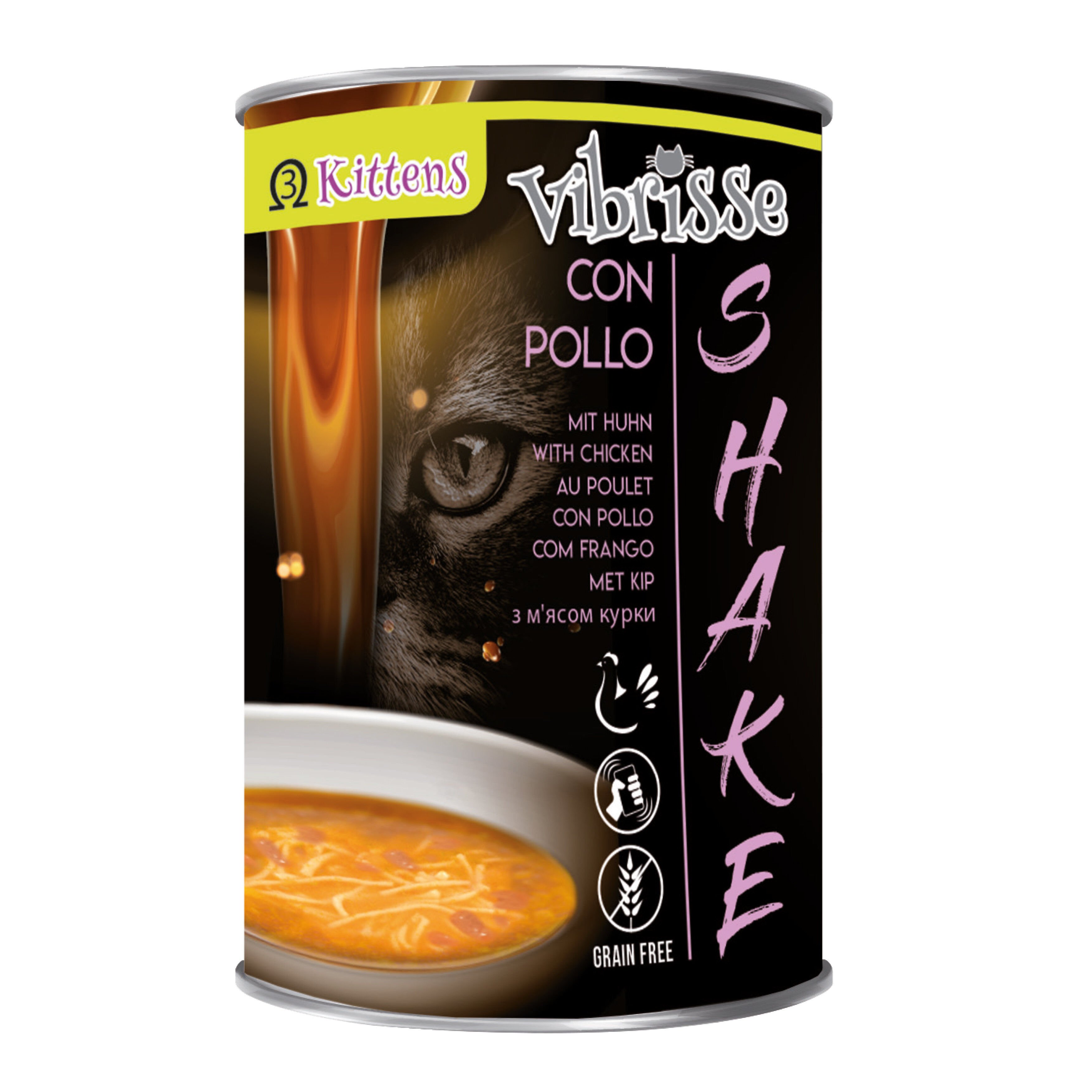 Vibrisse - SHAKE SOUPE AU POULET POUR CHATONS - 135g Image num&eacute;ro 1