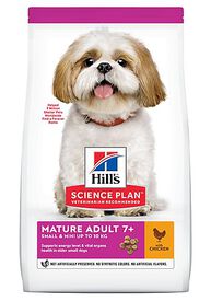 Hill's Science Plan - Croquettes au Poulet et Dinde pour Chien Sénior de Petite Race
