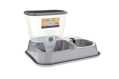 Ferribiella - Distributeur Eau et Nourriture pour Chiens - 37x30x24cm