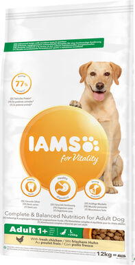 Iams - Croquettes pour Vitalité Au poulet frais Chien Adulte Grande Race
